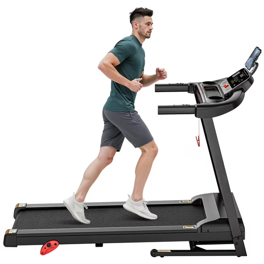 2.75HP Running Treadmill with Incline for Home Gym, Portable Incline Treadmill with APP Control, 300lbs Capacity, Foldable for Exercise Home Gym Fitness Walking Jogging
