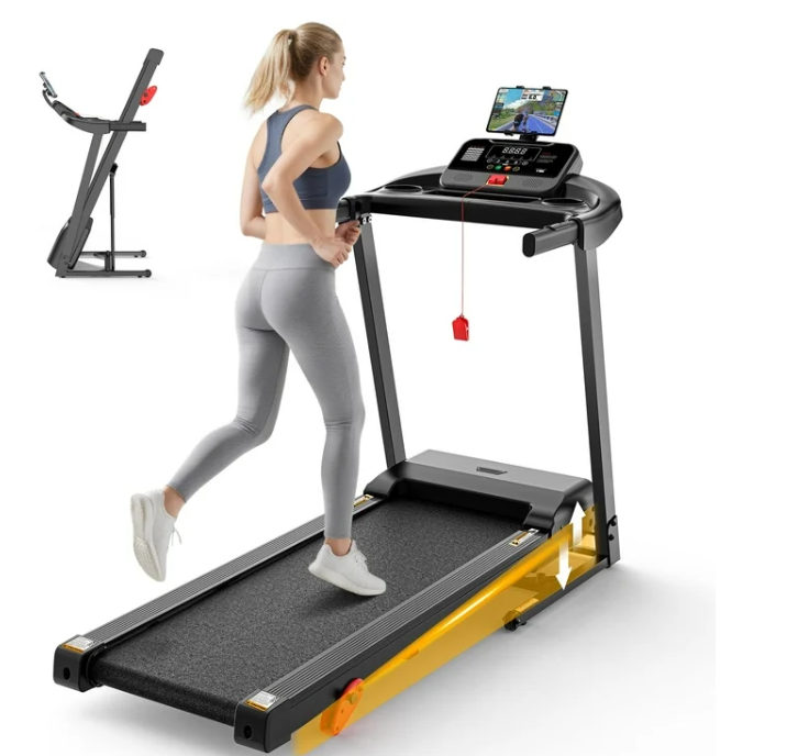 7.5MPH Treadmill for Home Use, Folding Incline Treadmill with APP Control, 300lbs Capacity treadmill, 2.5HP Brushless Motor, Home & Office